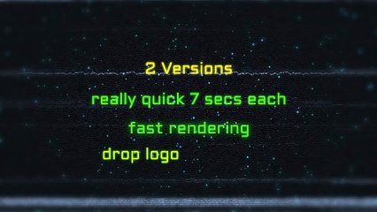 After Effects Project Files - Glitch Quick Logo - VideoHive 8252572