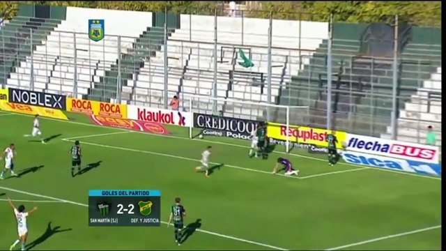 San Martin (SJ) 2 Defensa y Justicia 2 - Primera Division 2015 - Fecha 14