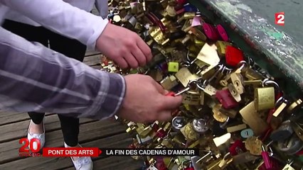 Les cadenas du pont des Arts vivent leurs dernières heures