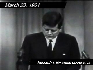 President John F. Kennedy's 8th News Conference, March 23, 1961