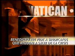 Benedicto XVI pide a sindicatos que ayuden a salir de la crisis