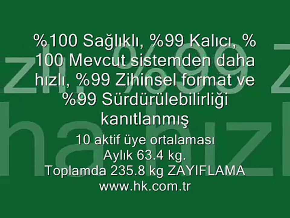 En Etkili Zayıflama Yöntemi - 28 Günde 13.8 kg Zayıflama
