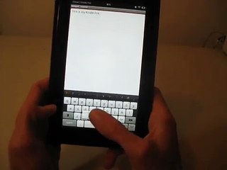 Typing on the Kindle Fire - Using the Kindle Fire's Keyboard