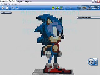 How to make a Lego Sonic (Sonic CD)