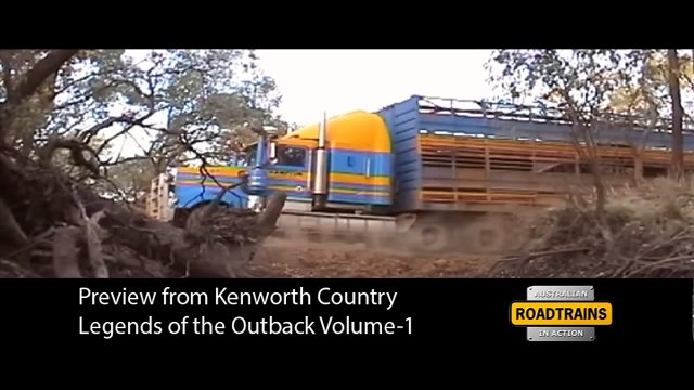 Australian Road trains in Deep Bulldust Action