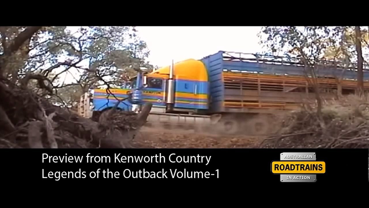 Australian Road trains in Deep Bulldust Action