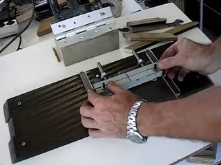 Ingletadora casera con sierra circular. Accesorio para hacer piezas de puzzles, y otros