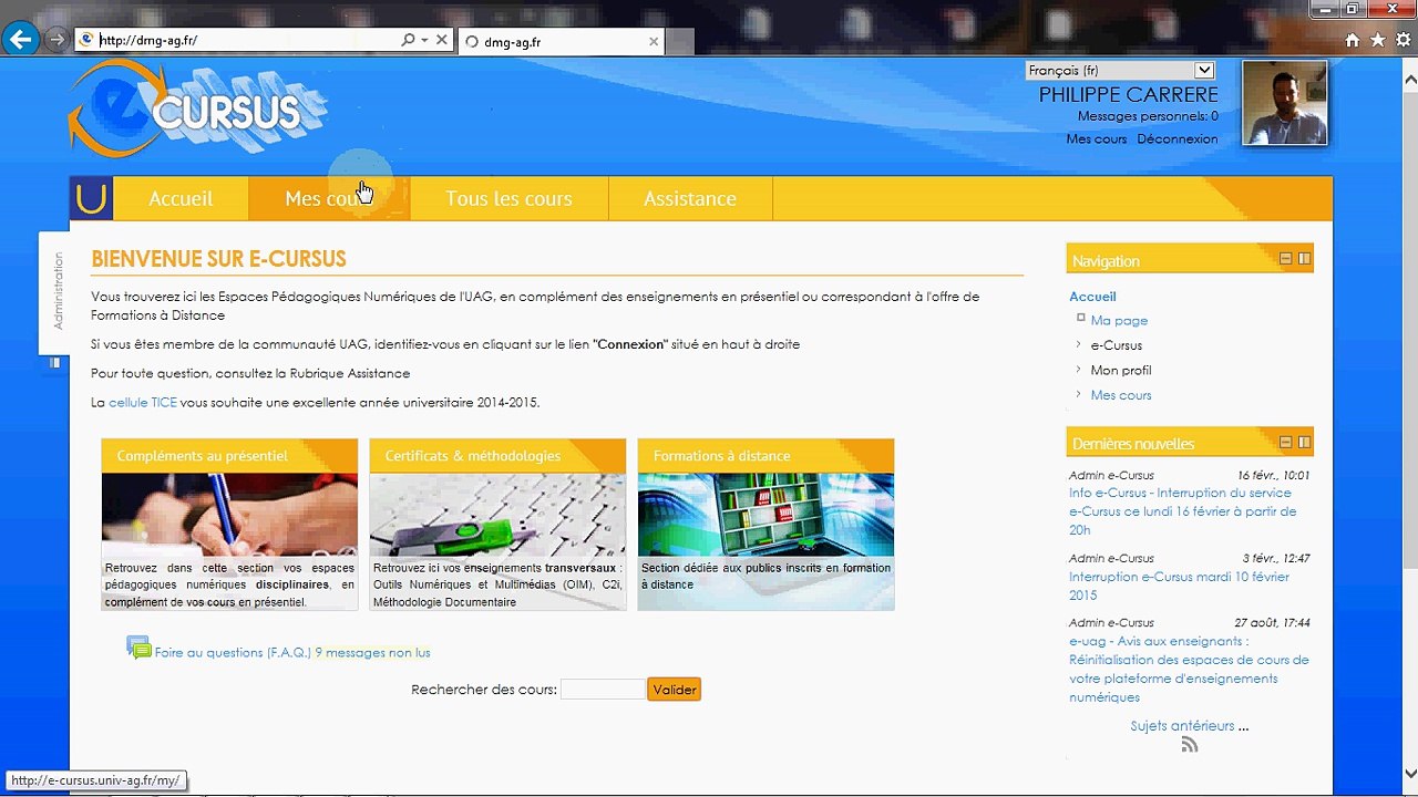 Comment téléverser un support pédagogique sur la plateforme du DUMG