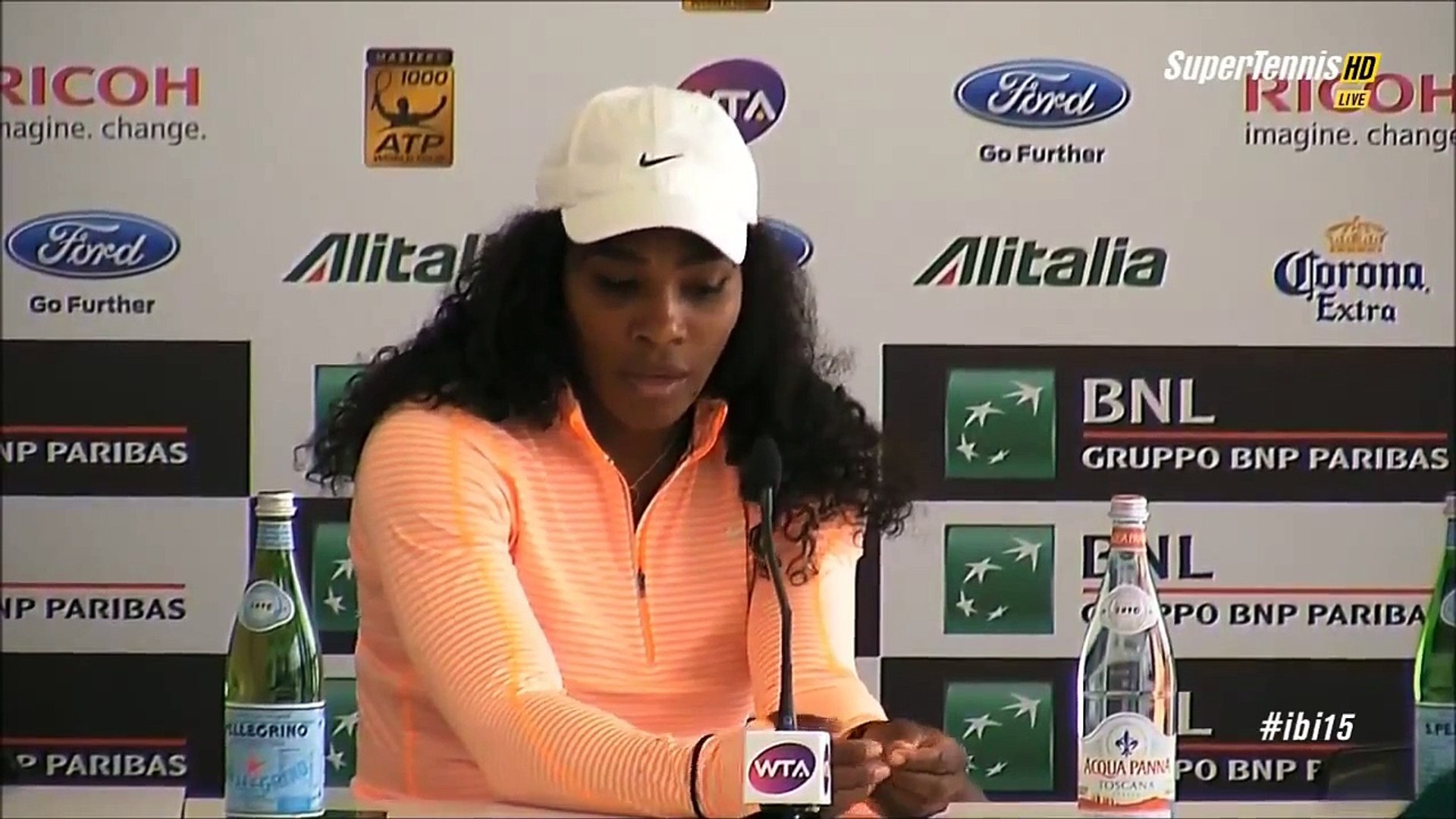 ⁣Serena Williams Withdrawal Interview Indian Wells 2015