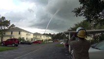Waterspout Tornado in Oldsmar, Florida - Tampa Bay 7/8/13