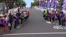 RAW VIDEO: Harriette Thompson finishes San Diego Rock 'n' Roll Marathon