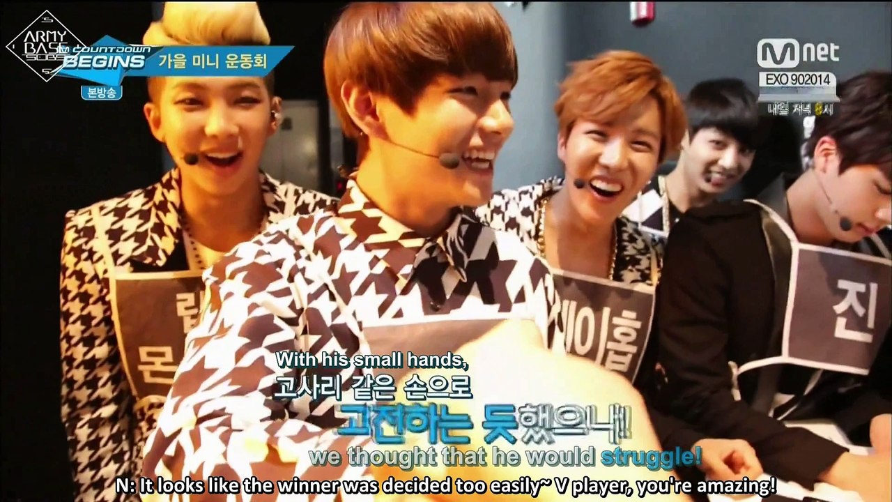 [ENG] 141002 MCountdown Begins - Fall Mini Olympics, BTS Cut | ABS