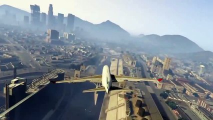 GTA V : Ce mec passe sous un Pont avec son Avion