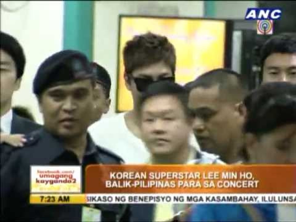 Lee Min Ho back in Manila