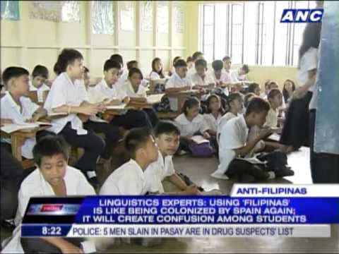 Language experts oppose 'Filipinas' move