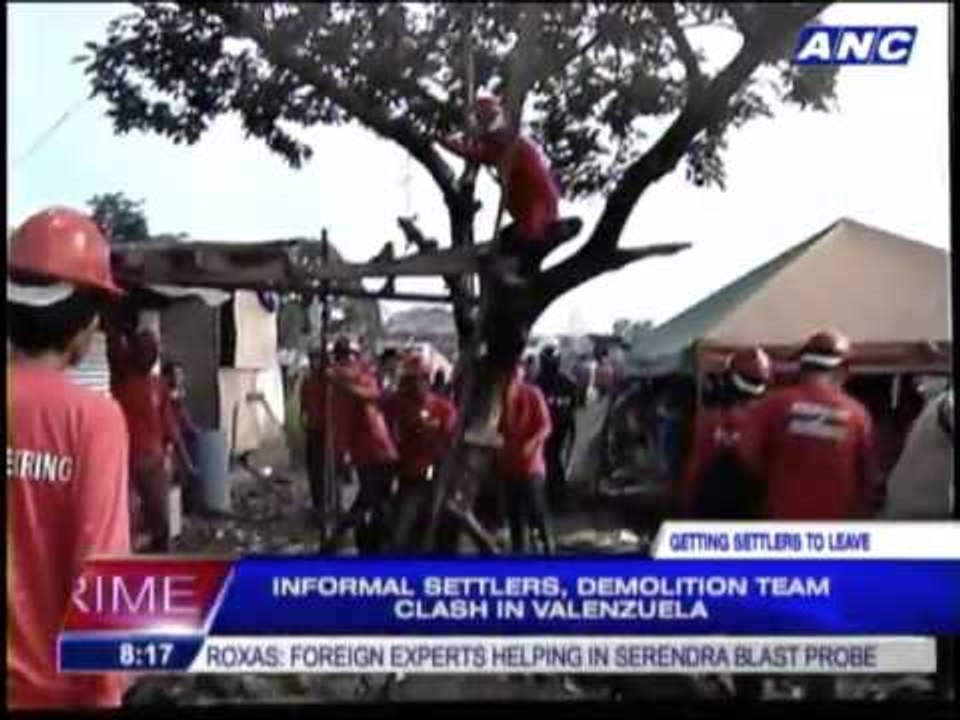 Some illegal settlers agree to leave Muntinlupa, Valenzuela