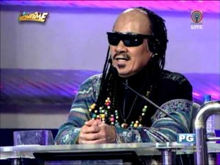 Willie Nepomuceno performs as Stevie Wonder