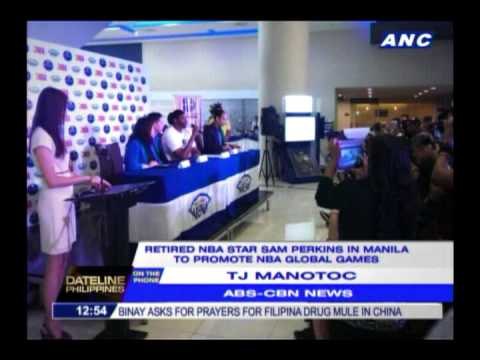 NBA legend Sam Perkins arrives in Manila