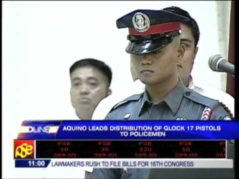 PH cops get Glock pistols