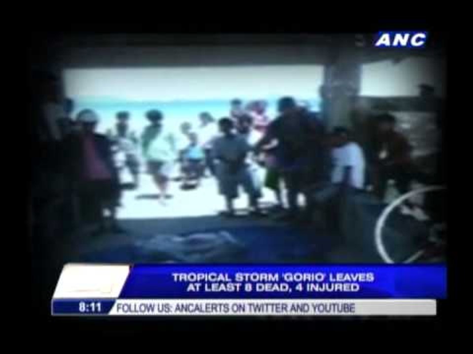 'Gorio' leaves 8 dead, 4 hurt