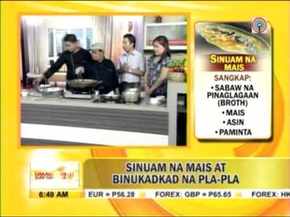 Recipe: Sinuam na mais at binukadkad na pla-pla