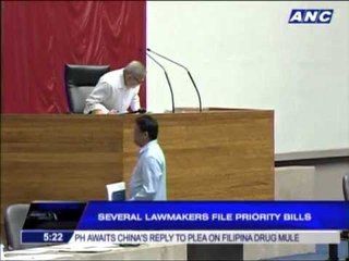Several lawmakers file priority bills