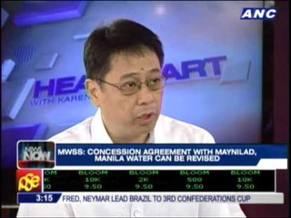 'Concession agreement with water firms can be revised'