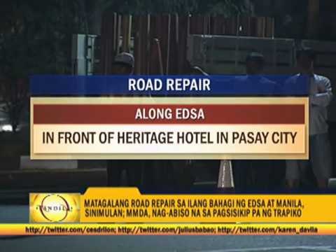 Heavy traffic expected due to road reblocking