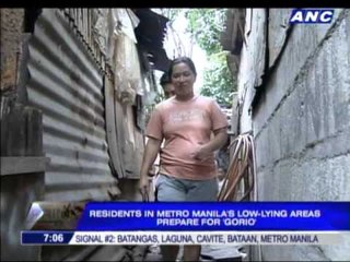 Metro Manila residents prepare for 'Gorio'