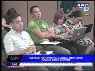 Returning informal settlers to face arrest