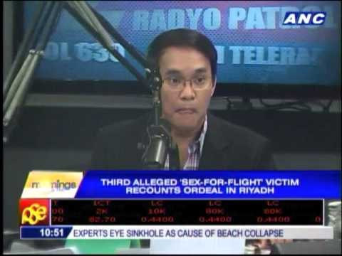 Third alleged 'sex for flight' victim comes forward