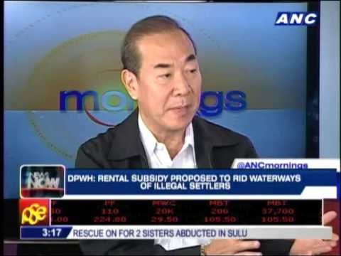 Rental subsidy to rid waterways of illegal settlers