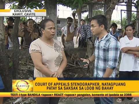 Court staff stabbed dead in Cavite