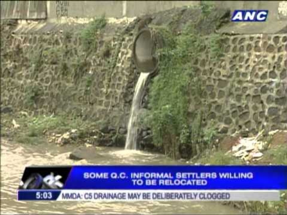 Some QC informal settlers willing to be relocated