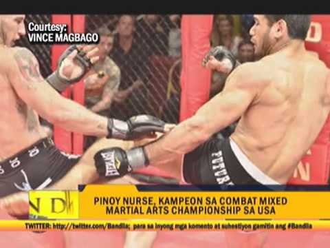 Pinoy nurse wins MMA belt in US