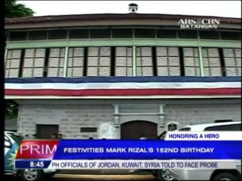 Festivities mark Rizal's 152nd birthday