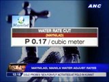 Maynilad, Manila Water adjust rates