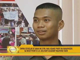 Filipino migrant worker's son going to West Point