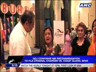 Download Video: De Lima: NBI wants raps filed vs Coast Guard, BFAR officers