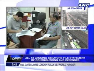 12 winning senators file SOCEs