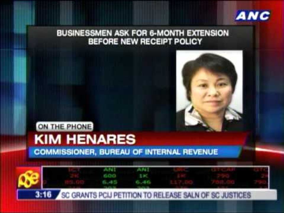 Why BIR is implementing a new receipt policy