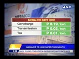 Meralco to hike rates this month