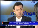 Trillanes  Opposition wary of Aquino's popularity