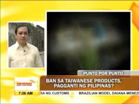 Punto por Punto Ban sa ilang Taiwanese products, isa bang ganti