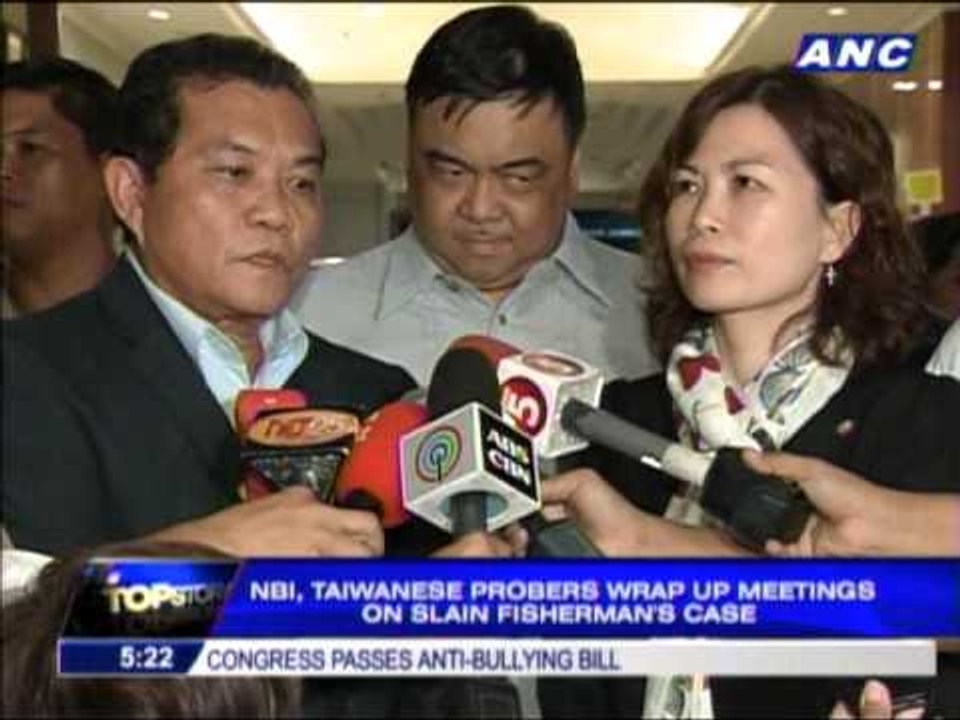 PH, Taiwan probers wrap up meetings on fisherman's slay