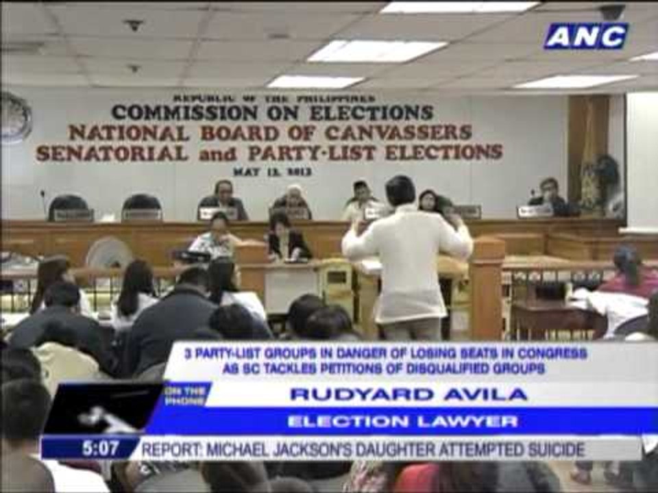 Some party list groups could lose seats
