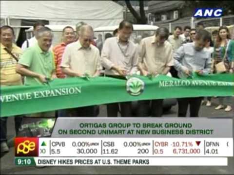 Ortigas group breaks ground on 2nd Unimart branch