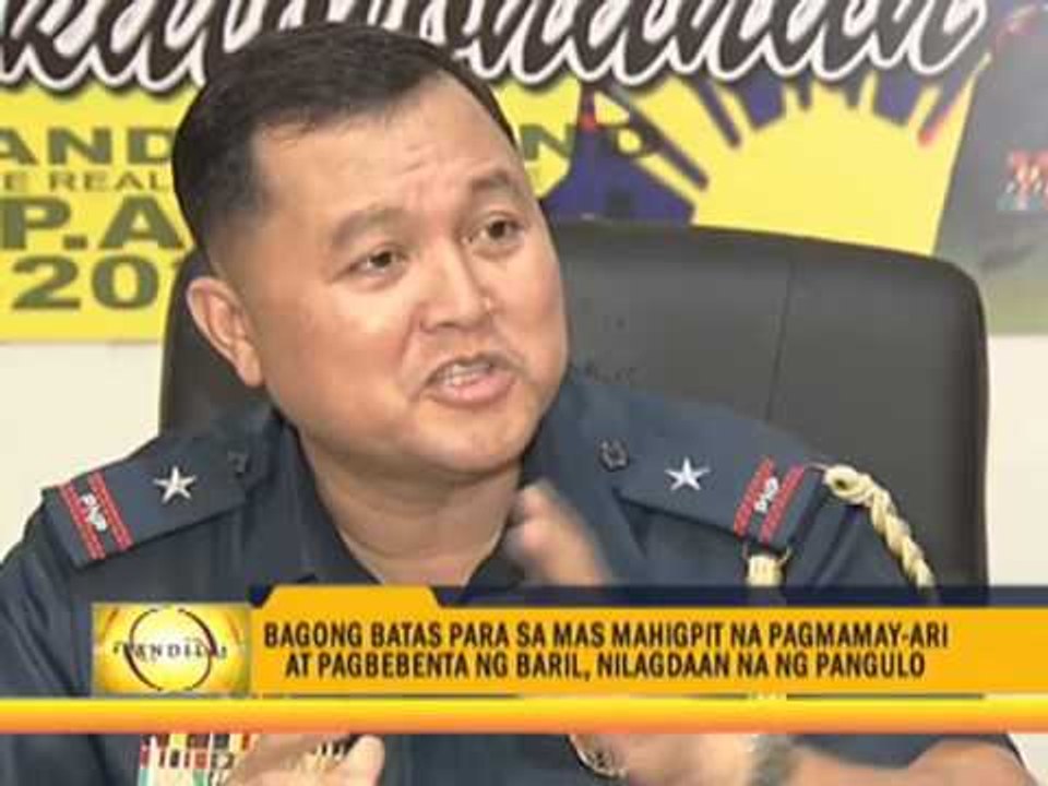 PNoy signs tighter gun control law