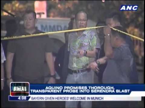 PNoy vows transparency in Serendra blast probe