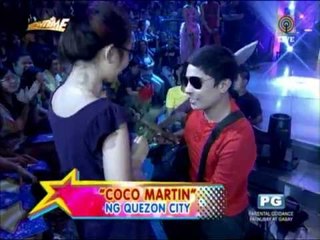 Coco Martin double gets shrieks at 'Kalokalike' finals